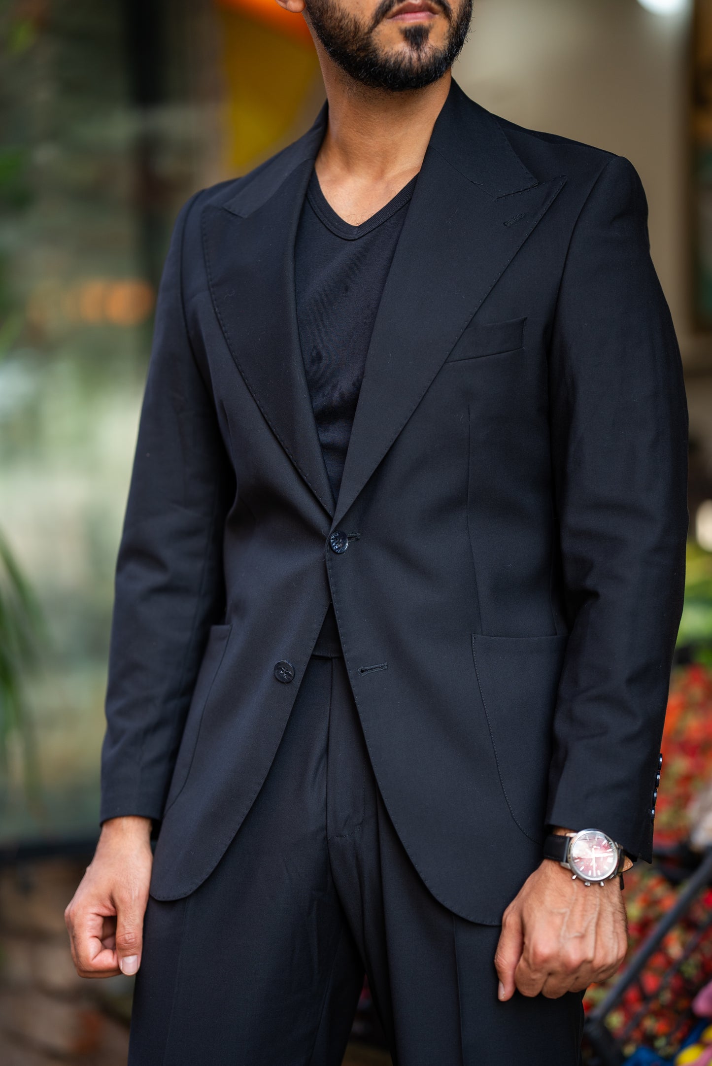 Black Single Breasted Jacket