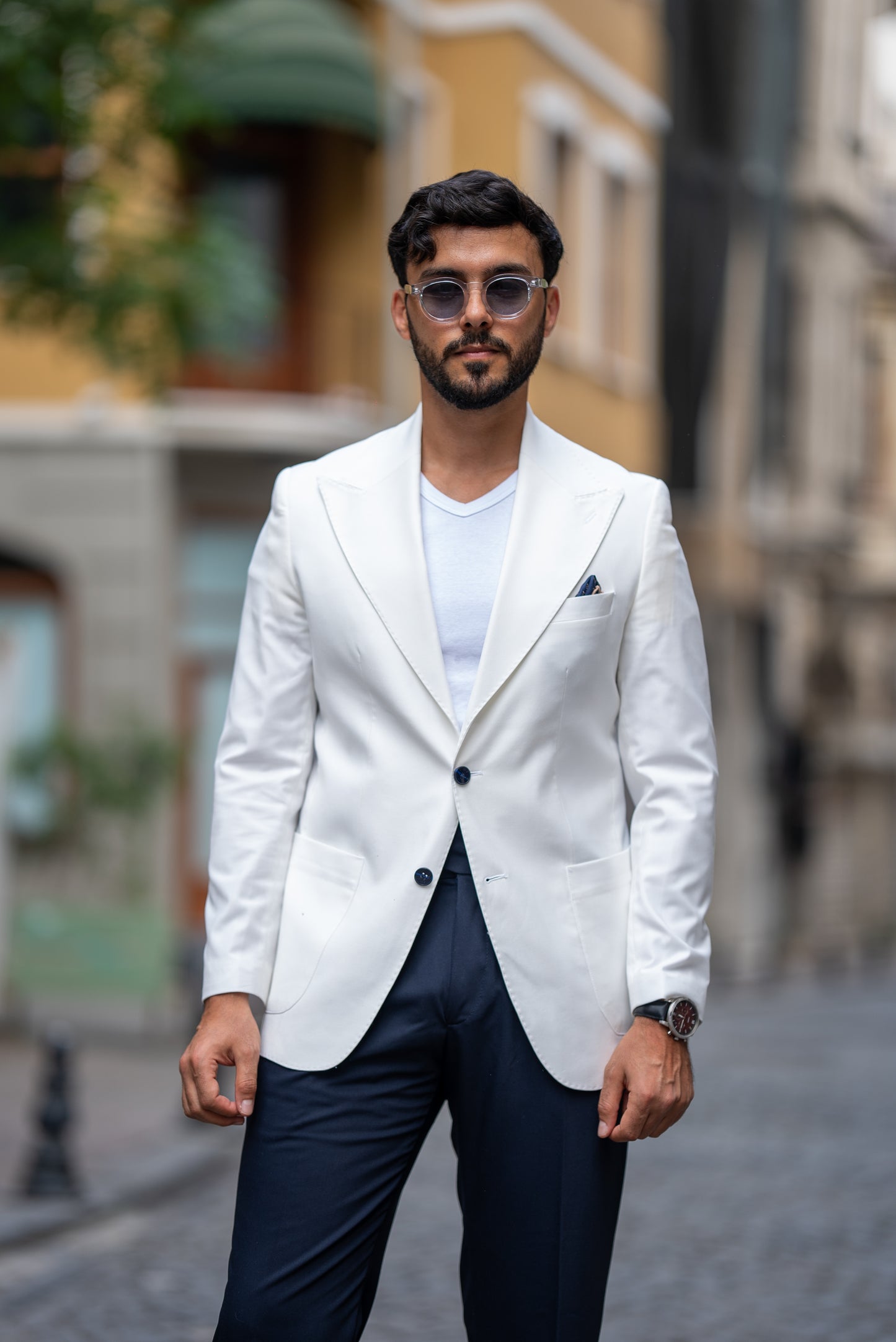 White Single Breasted Jacket