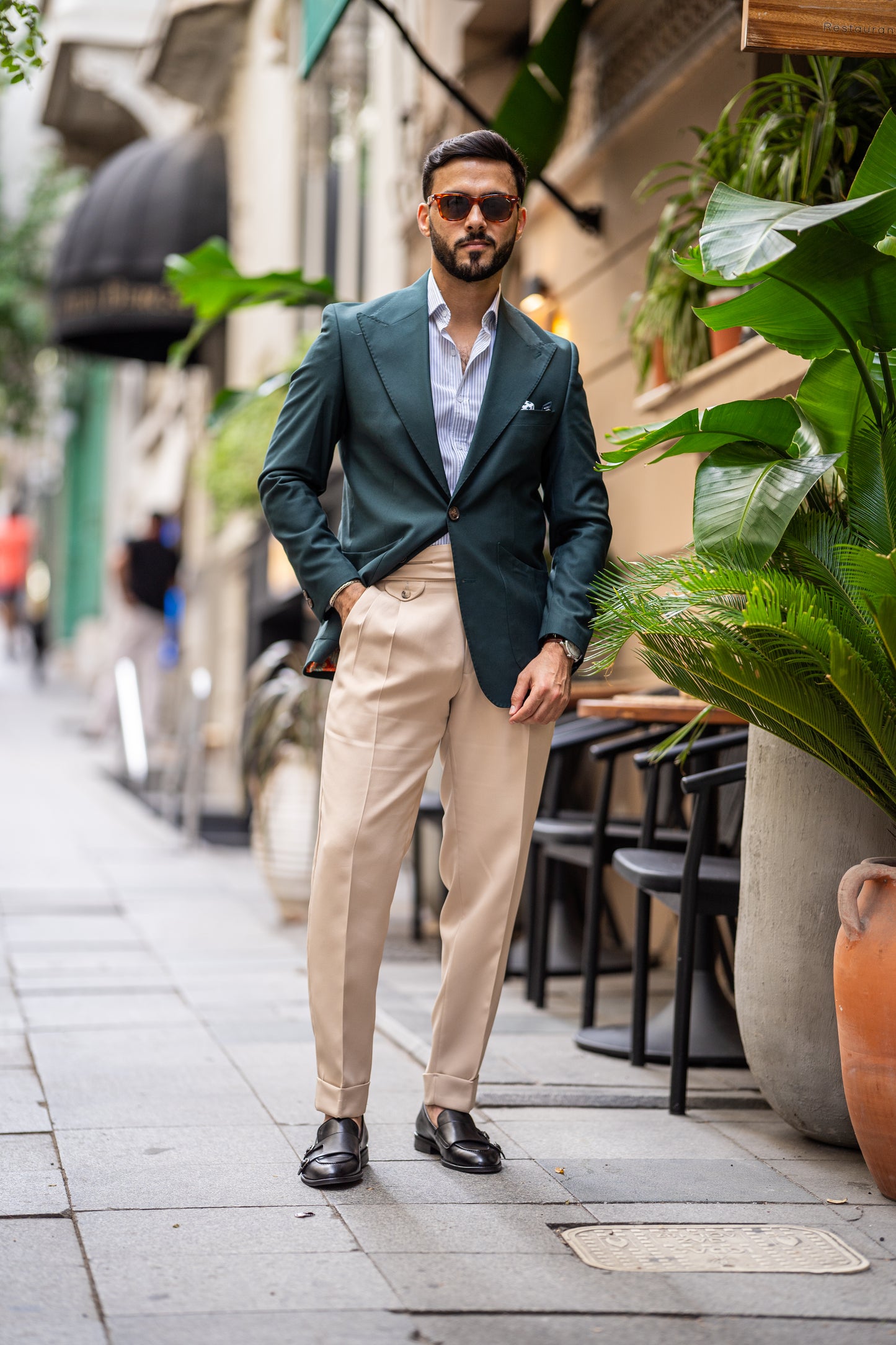 Beige Gurkha Trouser