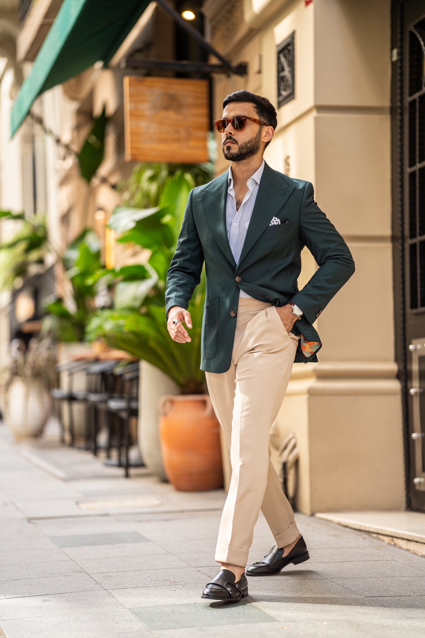 Beige Gurkha Trouser