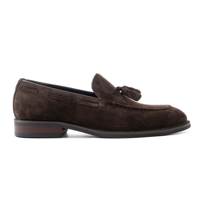 Brown Chamois Leather Loafer shoe
