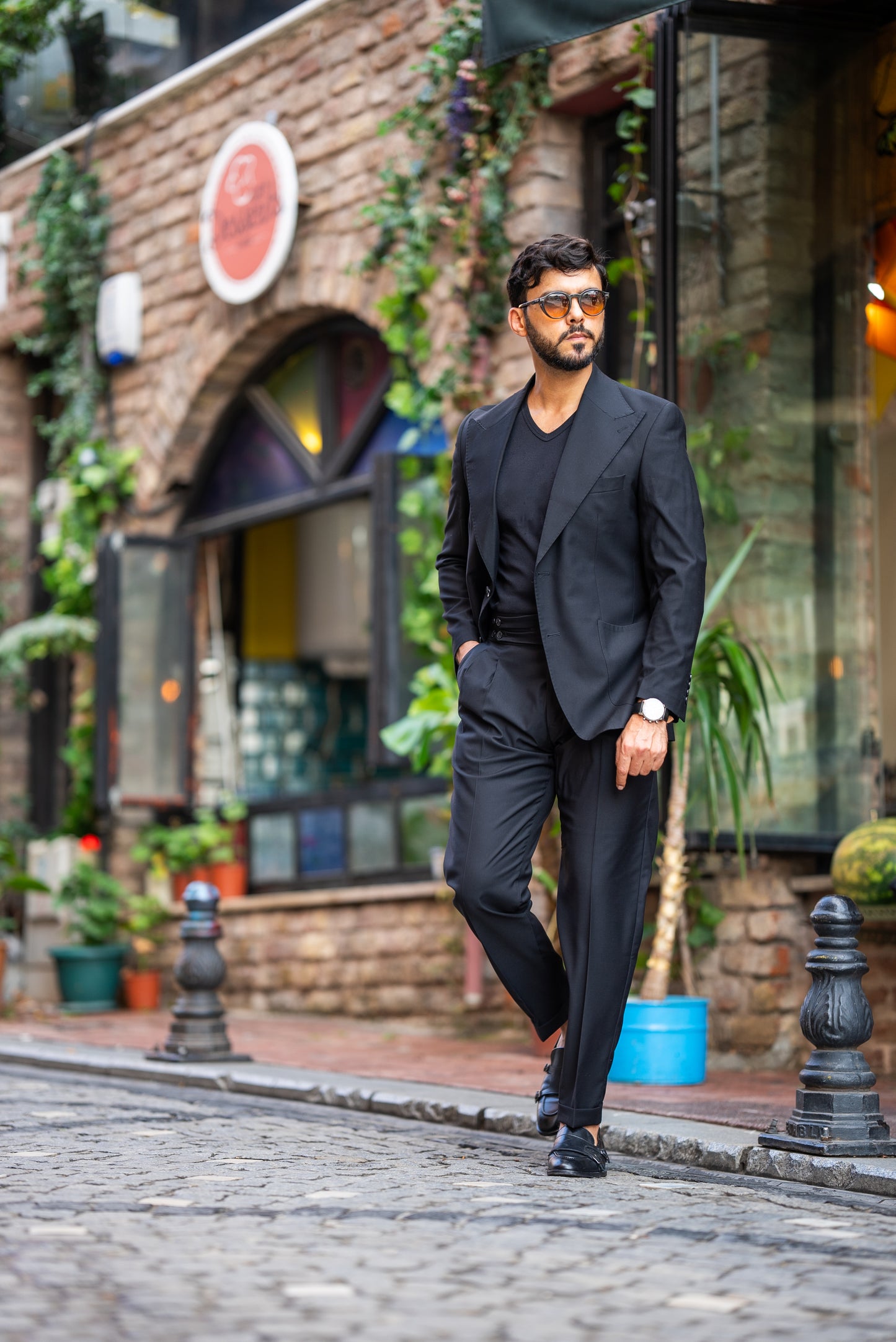 Black Single Breasted Suit