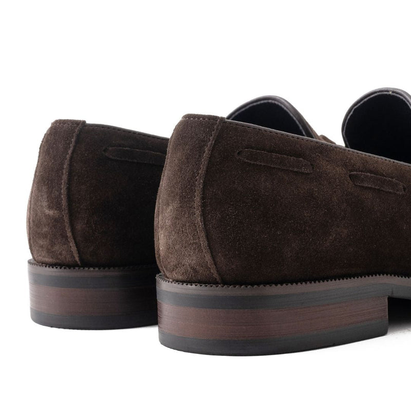 Brown Chamois Leather Loafer shoe