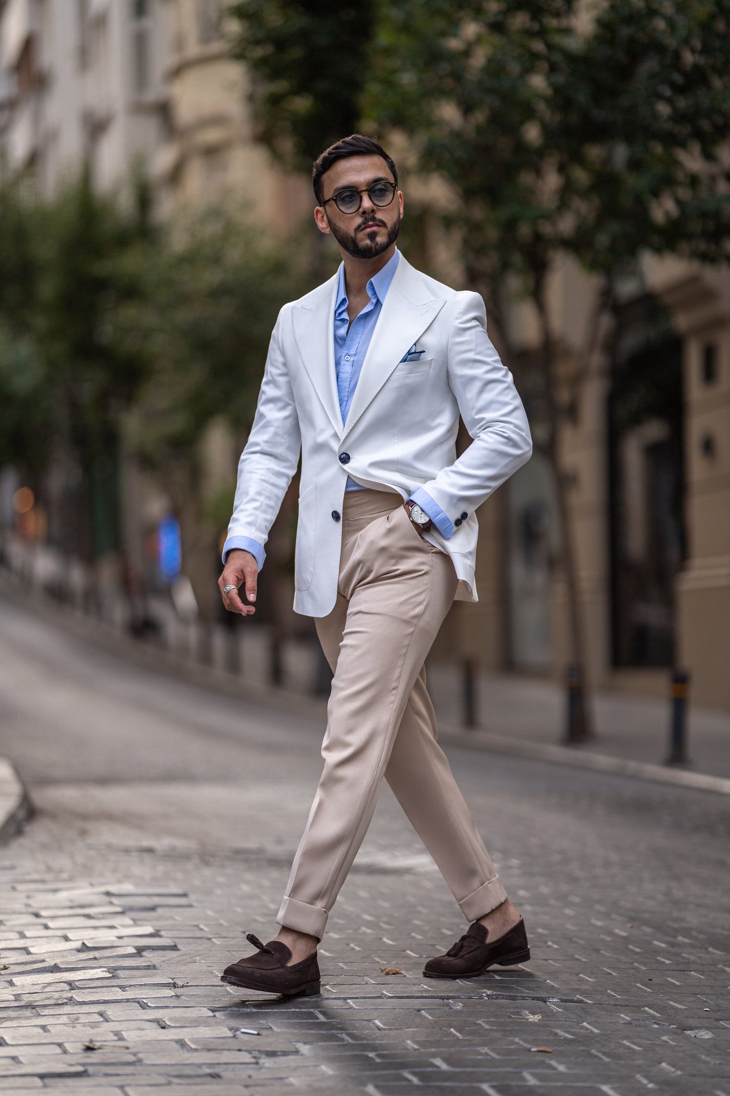 Beige Gurkha Trouser