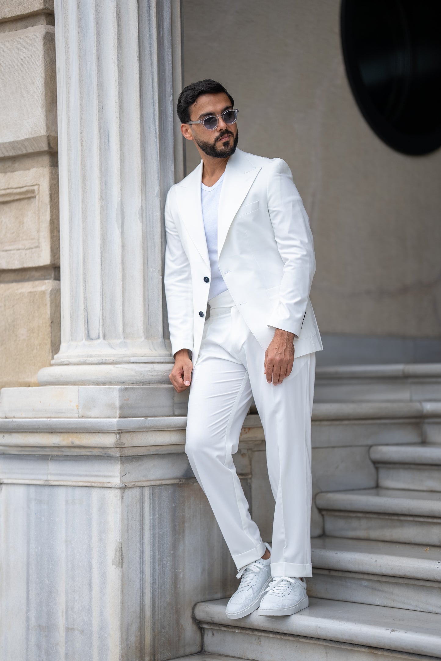 White Single Breasted Jacket